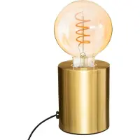 Atmosphera tafellamp Saba - metaal - goud - hoogte 10 cm - leeslamp