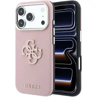 GUESS Backcover hoesje voor iPhone 18 Pro Max en iPhone 17 Pro Max - roze