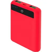 Celly powerbank Pocket 5000mAh 6,3 x 9 cm rood