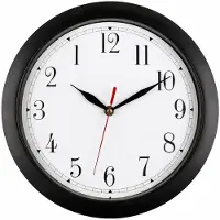 Dripio Wandklok met achterwaartse beweging, diameter 29 cm, modern design, quartz uurwerk