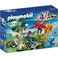 Playmobil Super 4 verlaten wereld met alien en raptor 6687