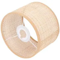 OEM Rotan lampenkap, lichtgewicht - Handgeweven, vervanging voor E27 en E14 fittingen - Modern accessoire voor tafellamp