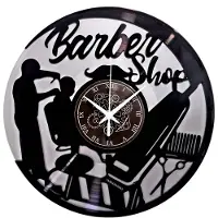 Dripio Vinyl wandklok van een 33 rpm LP-plaat – Cadeau voor een kapper, 30 cm