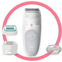 Braun Silk-épil 5, modelnummer 81770430, wit, met 28 pincetten, MicroGrip technologie, geschikt voor het scheren, werkt op batterij, 100 - 240 V