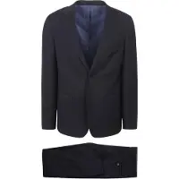 Suitable Structure Kostuum Wol Navy | Donkerblauw | Maat 46