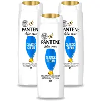 Pantene 3 x - Shampoo - Classic Clean - Verfrissende Reiniging - Voor Normaal Haar - 225 ml - Voordeelverpakking - 3 stuks