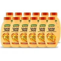 Garnier 12 x - Loving Blends - Shampoo - Honing Goud - Beschadigd & Breekbaar Haar - 300 ml - Voordeelverpakking - 12 stuks