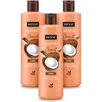 Sence 3 x - Coconut - Shampoo - Verzorgend - 400 ml - Voordeelverpakking - Voordeelverpakking - 3 stuks