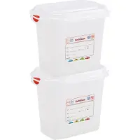 Denox Gastronorm 1/9 H150 Mm Opbergdoos 1.5l 2 Eenheden