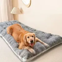 Merkloos Solidchoice - Hondenbed voor Transport, Wasbaar en Comfortabel Kussen voor Grote Honden, 90 x 45 cm, Grijs
