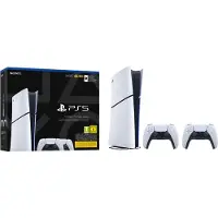 Sony PlayStation 5 Digital Edition - Slim - Bundel met 2 Dualsense Draadloze Controllers