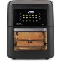 Ariete 4641/00 Air Fryer Oven + Grill – Airfryer 12L – Heteluchtoven – 1800W – Draaispit – 10 Programma's – Zwart