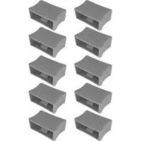 Dripio Schuifregelaars voor de verstevigingsinstelling van lattenbodems, 10 stuks, grijs