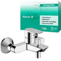 Dripio Badmengkraan Neovis Q, 2 functies, chroom, voor wandmontage