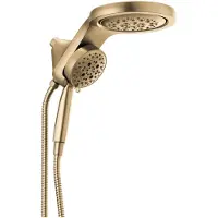 Dripio Douchesysteem met handdouche, Lumicoat champagnebrons, 2,5 gallon per minuut