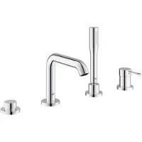 Dripio Badrandcombinatie, 4-gats, chroom, 1 stuk, artikelnummer 19578001