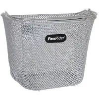 Fastrider Fietsmand kind kid zilver