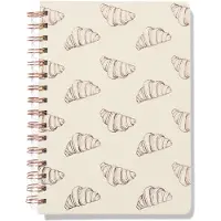 HEMA Notitieboek A5 Gelinieerd Croissant (gebroken wit)