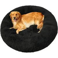 Merkloos Orthopedisch Donut Hondenbed voor Katten en Honden
