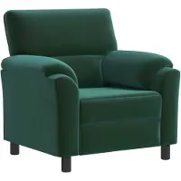 vidaXL Bank Donkergroen 94 x 85 x 93 cm fluweel