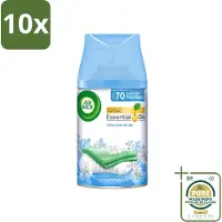 Air Wick 10 x - Luchtverfrisser Navulling - Fris Linnen & Lila - Automatische Spray - 250 ml - Wasstrips - Luchtverfrisser - Frisheid - Geur - Geurverspreiding - Automatische Geur