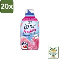 Lenor 20 x – Wasverzachter – Bloesem – 60 Wasbeurten – 840 ml - Wasstrips - Wasverzachter - Buitenluchtfrisheid - Bloesemgeur - Wasgoed - Geur