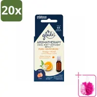 Glade 20 x - Mistnavulling Pure Happiness - Aromatherapie - 17,4 ml - Bulkverpakking - Aromatherapie - Douchemop - Geurverspreiding