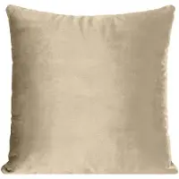 Eurofirany Beige velours Sierkussenhoes 40x40 cm - Zacht & Stijlvol