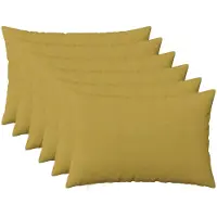 vidaXL Kussensloop 6 st HEERLEN Lichtgroen 50 x 70 cm Stof
