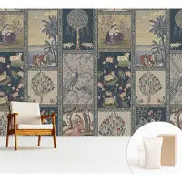 Wallfluent Fotobehang - Marine Vliesbehang - 312x219 cm - Romantische Scène Fotobehang Vlies - Woonkamer behang Deel - Muurschildering - Woonkamer behang
