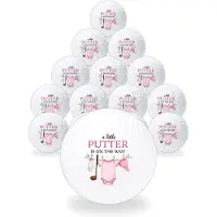 Wilson Golfballen Baby Girl - Geboorte Golf Cadeau - 15 stuks - - Bedrukte Golfballen