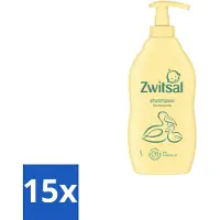 Zwitsal 15 x – Babyshampoo – Mild & Verzorgend – 400 ml - Voordeelverpakking - 15 stuks