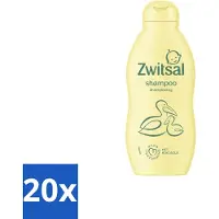 Zwitsal 20 x – Shampoo – Mild & Verzorgend – 200 ml - Voordeelverpakking - 20 stuks