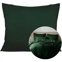 Darymex Kussensloop 70x80 cm - Flesgroen - 100% Katoen-Satijn (110 g/m²) - Egaal - Met Verborgen Ritssluiting - OEKO-TEX - Wasbaar op 60°C - 1 Stuk