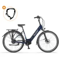 Puch E-Zirkon Enviolo Belt - Elektrische Fiets - 28 inch - 250W motor - Actieradius tot 160 km - Hydraulische schijfremmen - Blauw Indigo Glans