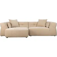 Dutchbone Bank Hodge Sofa With Chaise Longue Left Beige