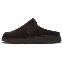 FitFlop Women Gen-FF Closed Back Mule Suede Chocolate Brown-Schoenmaat 43
