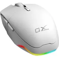 Genius GX GAMING Scorpion M8250 AI, Muis, draadloos, optisch, 3200DPI, 6 knoppen, Bluetooth, 2,4GHz, USB-C, 7 kleuren, Copilot, wit