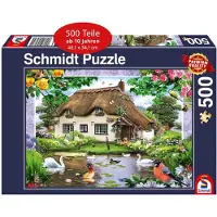 Schmidt - Legpuzzel - Romantisch landhuis - 500 stukjes - Kinderen - vanaf 10 jaar
