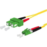 METZ CONNECT OpDAT patchkabel, SC-D APC/LC-D APC, vezeloptiek OS2, 1 meter