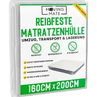 Dripio Matrasbeschermer, 160x200 cm, LDPE, lichtgewicht, wit