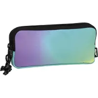 OEM Pennenetui met 3 vakken, kleur: zonsondergangsgroen, afmetingen: 22x11x6,5 cm