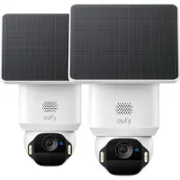 Eufy SoloCam E42 Duo pack- 4K PTZ beveiligingscamera outdoor - 360° pan/tilt - AI-tracking - Draadloos - Zonne-energie - Geen maandkosten - HomeBase S380 compatibel