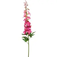 Easyplants | Kunstbloem Delphinium 79 cm fuchsia | Zijde | Nepbloemen | fuchsia | Onderhoudsvrij | Kant-en-klaar