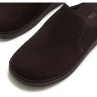 FitFlop Women Gen-FF Closed Back Mule Suede Chocolate Brown-Schoenmaat 36