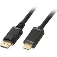 Lindy DisplayPort naar HDMI 4K30 (DP:passief) - 2m