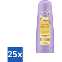 Unilever 25 x – Conditioner – Stralend Blond – 200 ml - Voordeelverpakking - 25 stuks