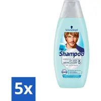 Schwarzkopf 5 x - Shampoo Anti-Roos - Tegen Schilfers & Jeuk - 400 ml - Voordeelverpakking - 5 stuks