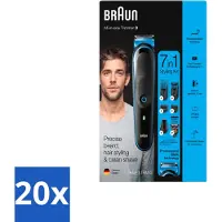 Braun 20 x - Trimset - 7-in-1 - 1 Trim Apparaat - 6 Opzetstukken - Voordeelverpakking - 20 stuks