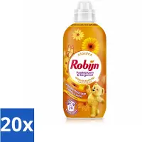Robijn 20 x – Wasverzachter – Passiebloem & Bergamot – 780 ml - Voordeelverpakking - 20 stuks